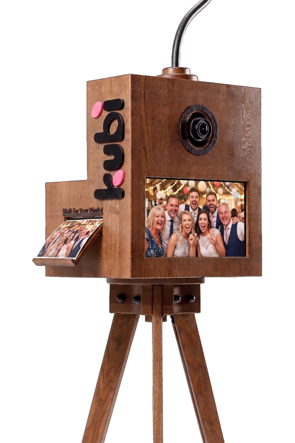 Cabina foto in legno massello — KUBI Photobooth